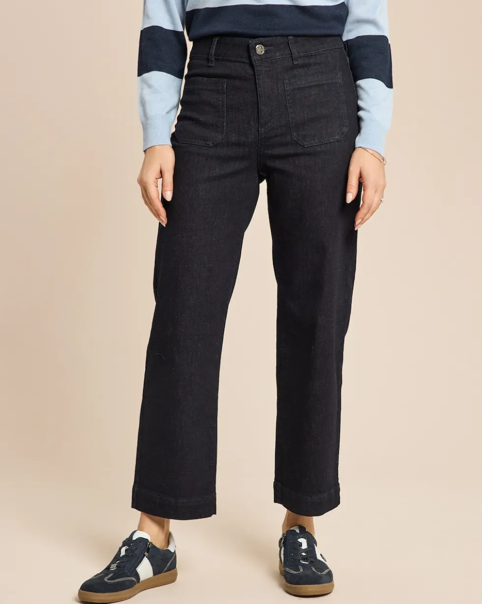 Jeans 7/8 aufgesetzte Taschen