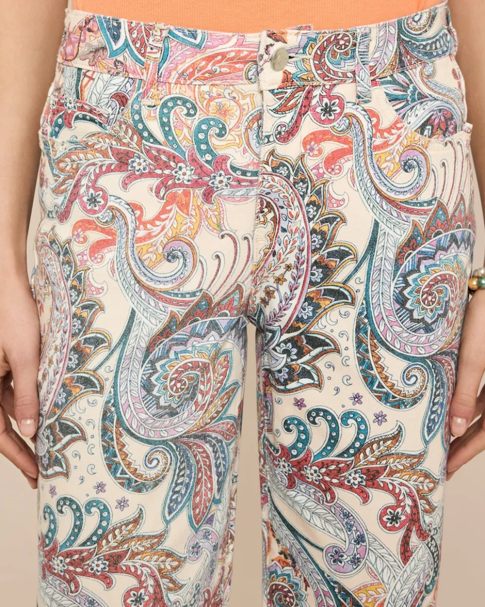 Jeans mit weitem Bein