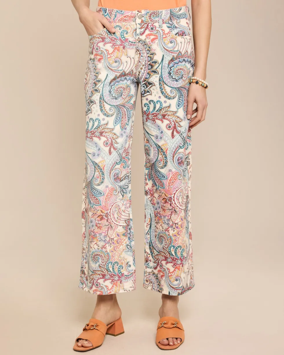 Jeans mit weitem Bein