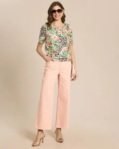 Jeans mit weitem Bein