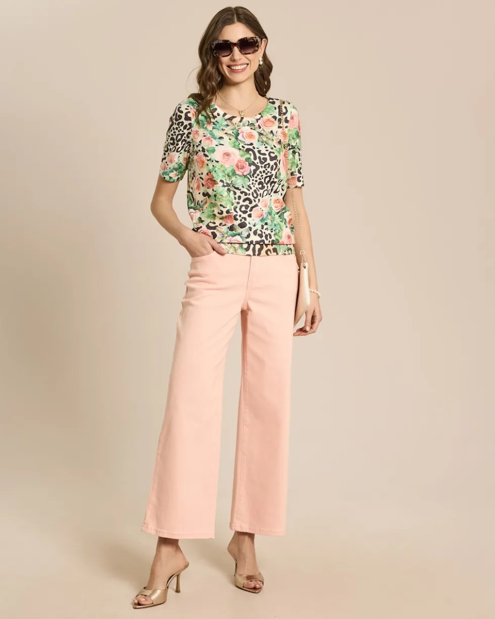 Jeans mit weitem Bein