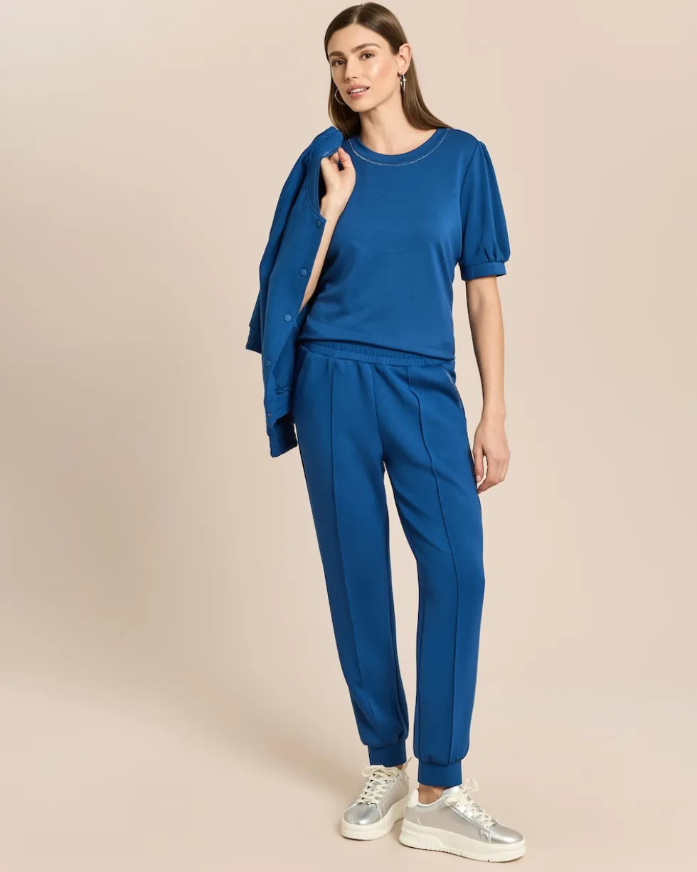 Jerseyhose mit Biese