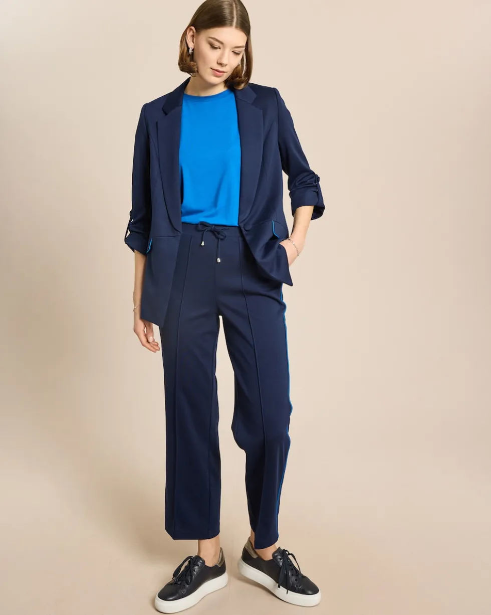Jersey Hose mit Paspeldetails