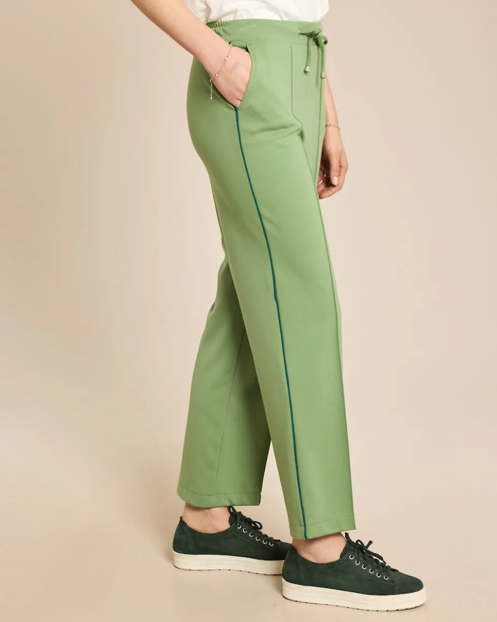 Jersey Hose mit Paspeldetails