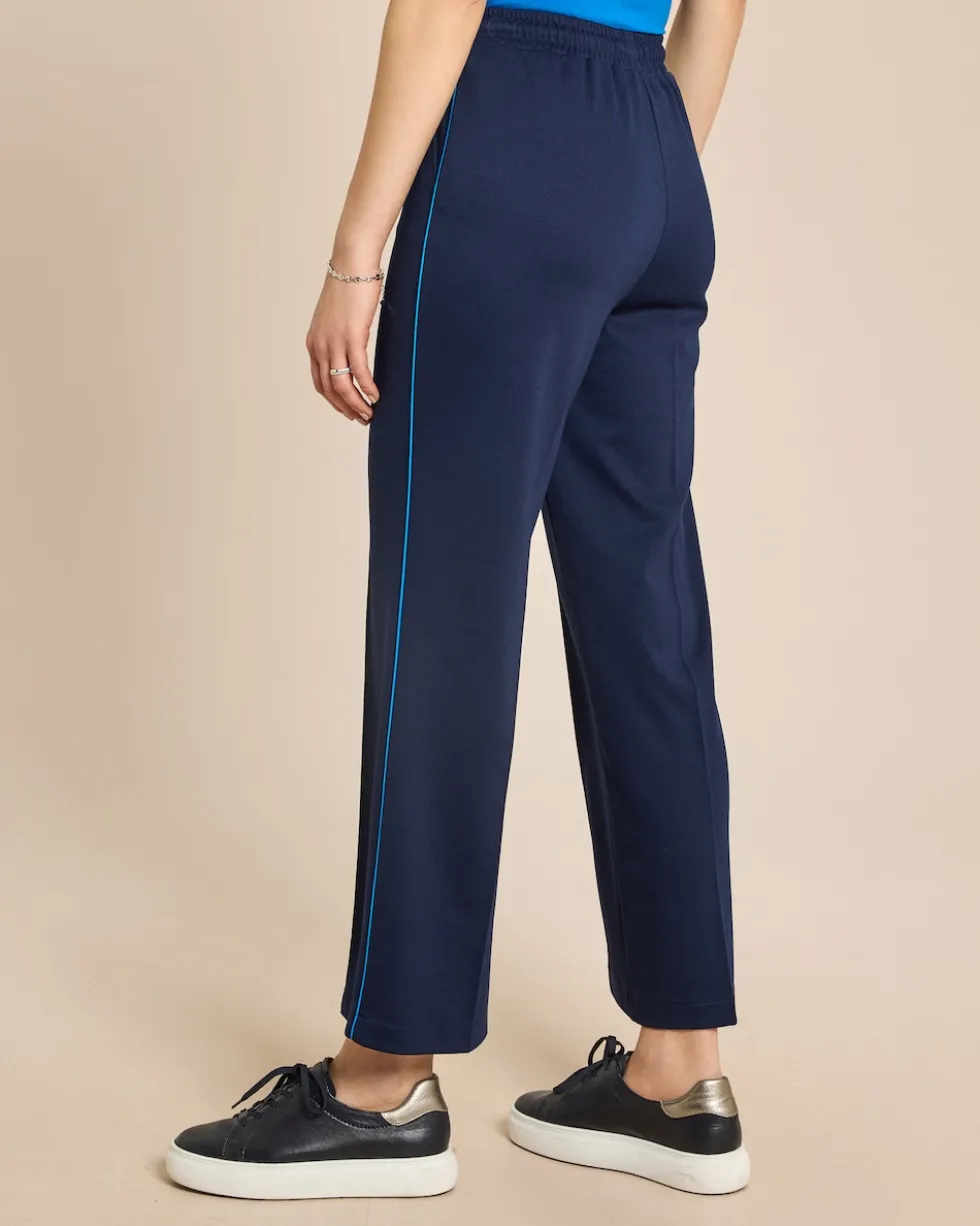 Jersey Hose mit Paspeldetails