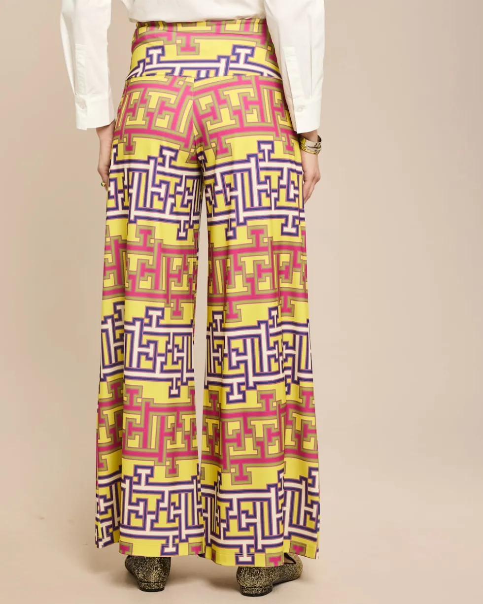 Jersey Hose mit weitem Bein