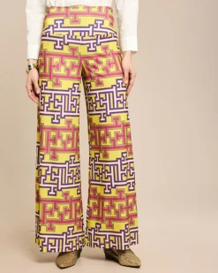 Jersey Hose mit weitem Bein