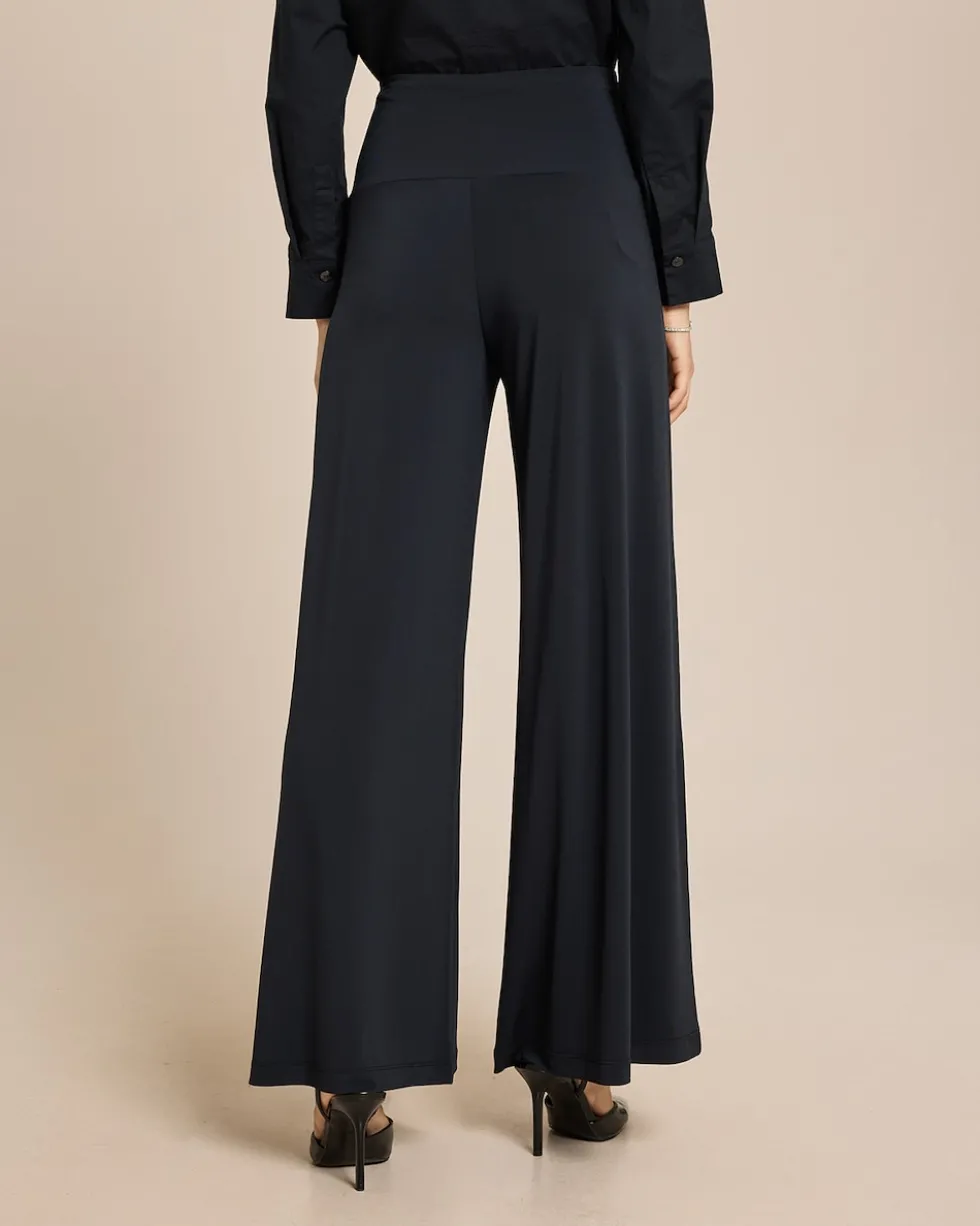 Jersey Hose mit weitem Bein
