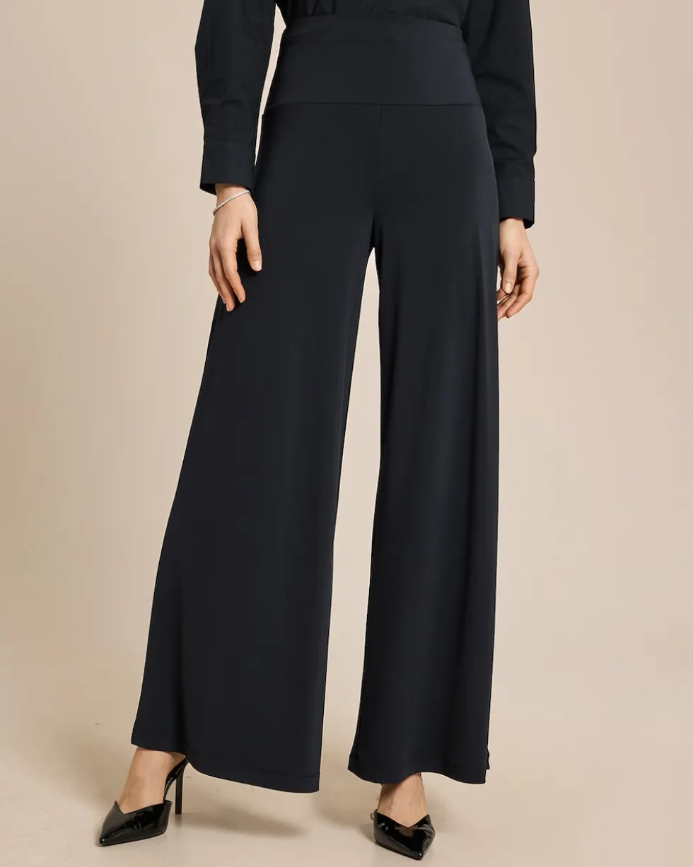 Jersey Hose mit weitem Bein