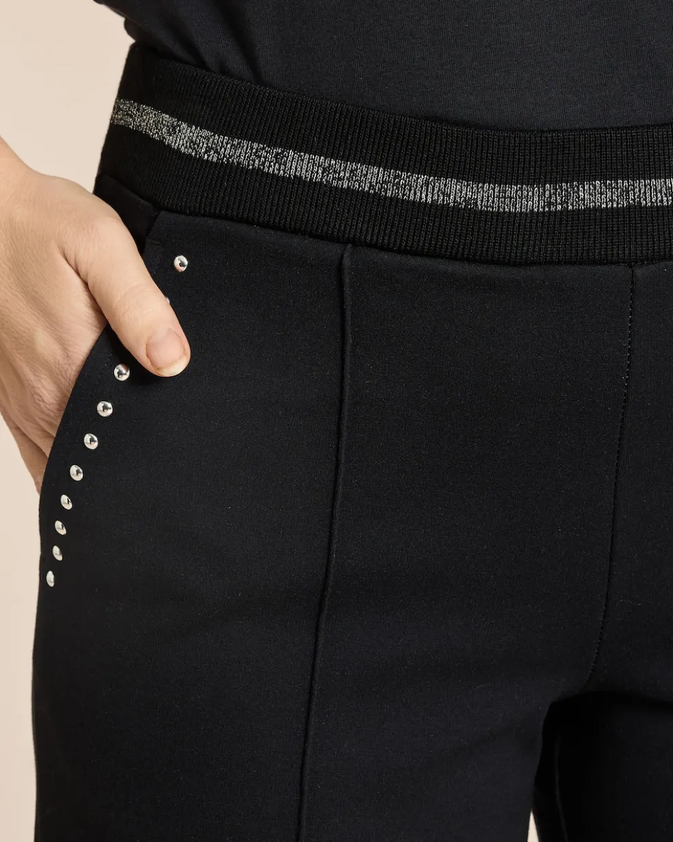 Jumperhose mit Glanzgarnbund