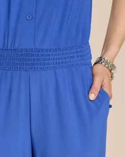 Jumpsuit mit Polokragen