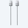 Kerzenhalter mit LED-Kerze, 2tlg.