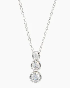 Kette + Anhänger mit Zirkonia
