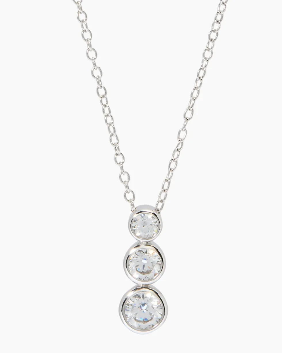 Kette + Anhänger mit Zirkonia