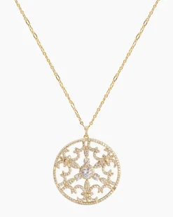 Kette + Anhänger mit Zirkonia