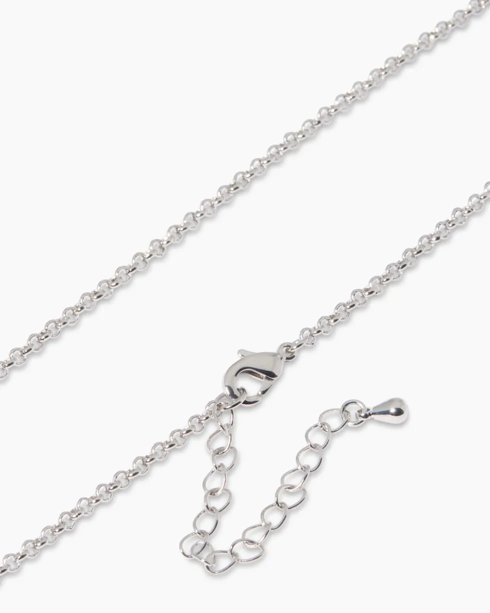 Kette + Anhänger mit Zirkonia
