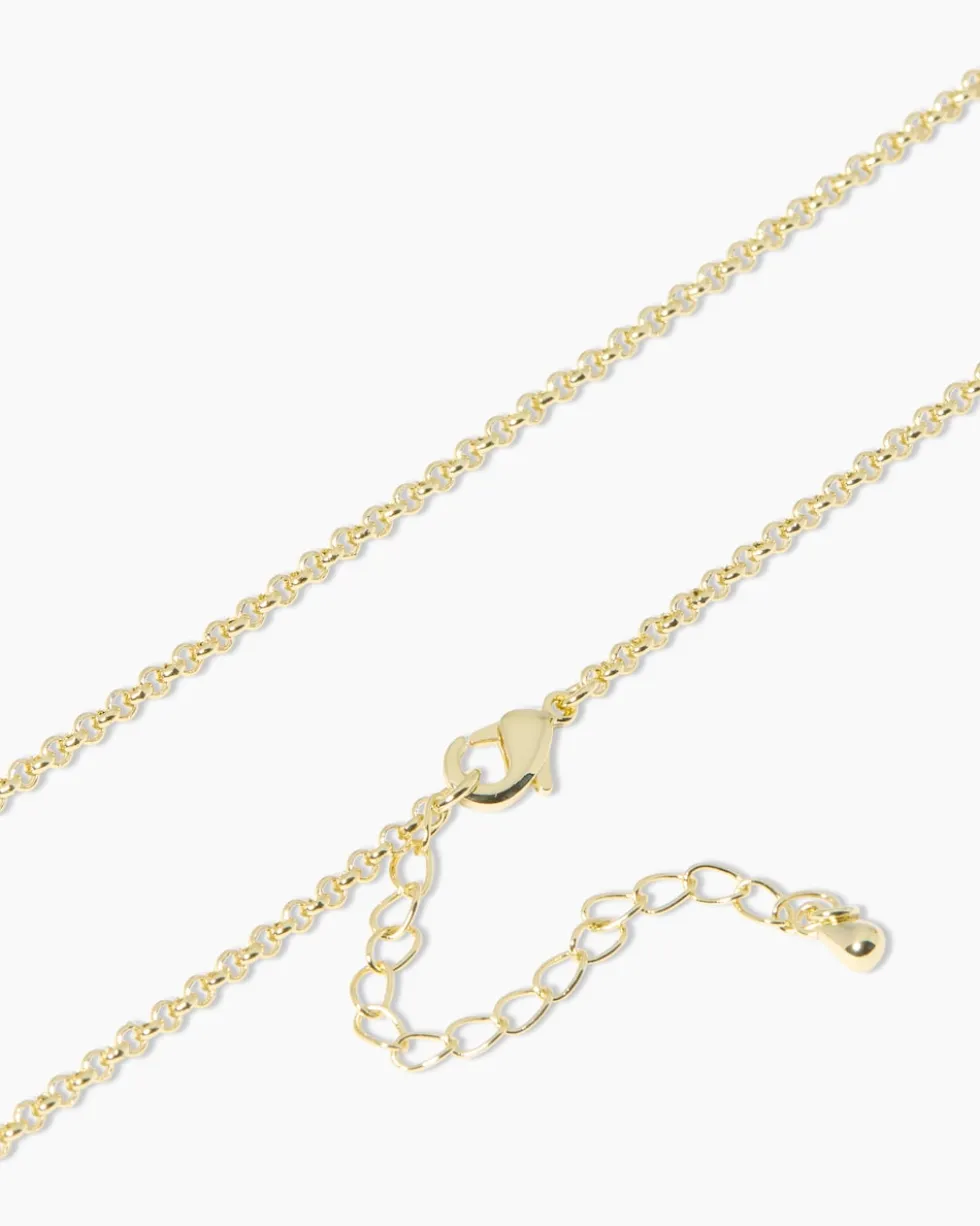 Kette + Anhänger mit Zirkonia