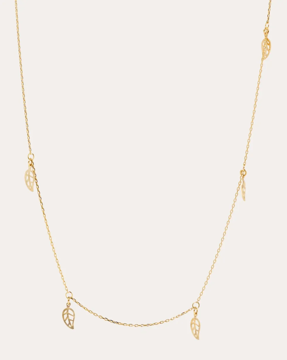 Kette mit Blätter-Design