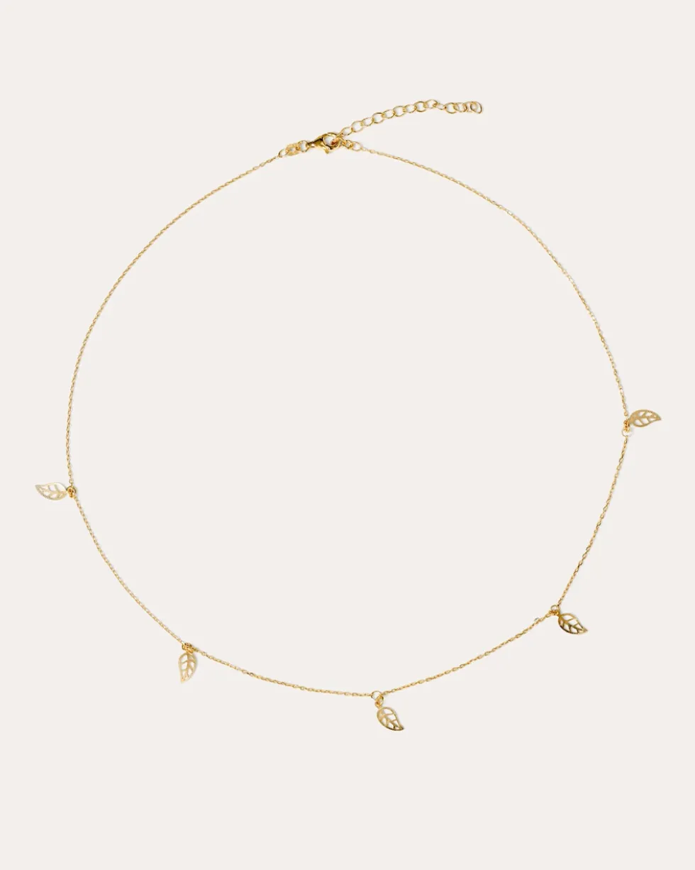 Kette mit Blätter-Design