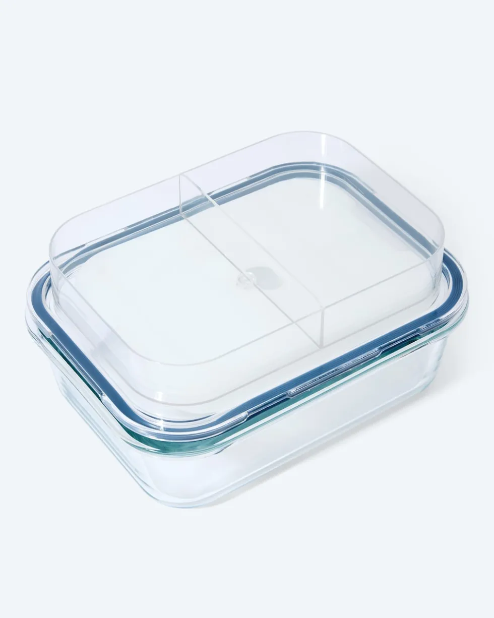 Kühldosen aus Glas, rechteckig, 3tlg.