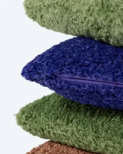 Kissen in Teddy-Optik, 2tlg.