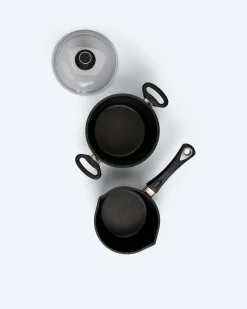Koch- & Milchtopfset, 3tlg.