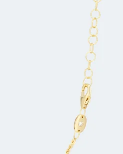 Kordelkette mit Brillant 0,02 ct