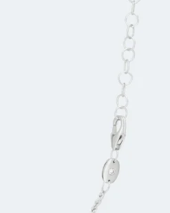 Kordelkette mit Brillant 0,02 ct