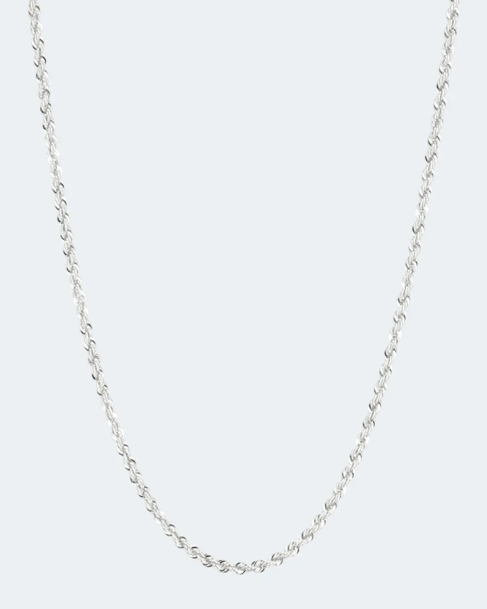 Kordelkette mit Brillant 0,02 ct