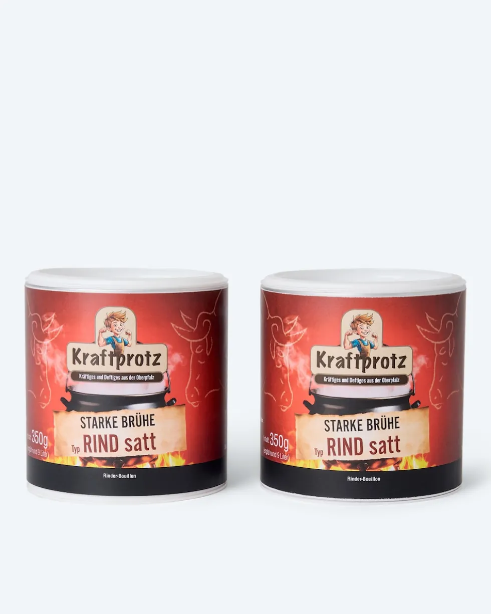 Kraftprotz Fleischbrühe, 2x 350 g
