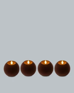 Kugelkerzen „Samt Look