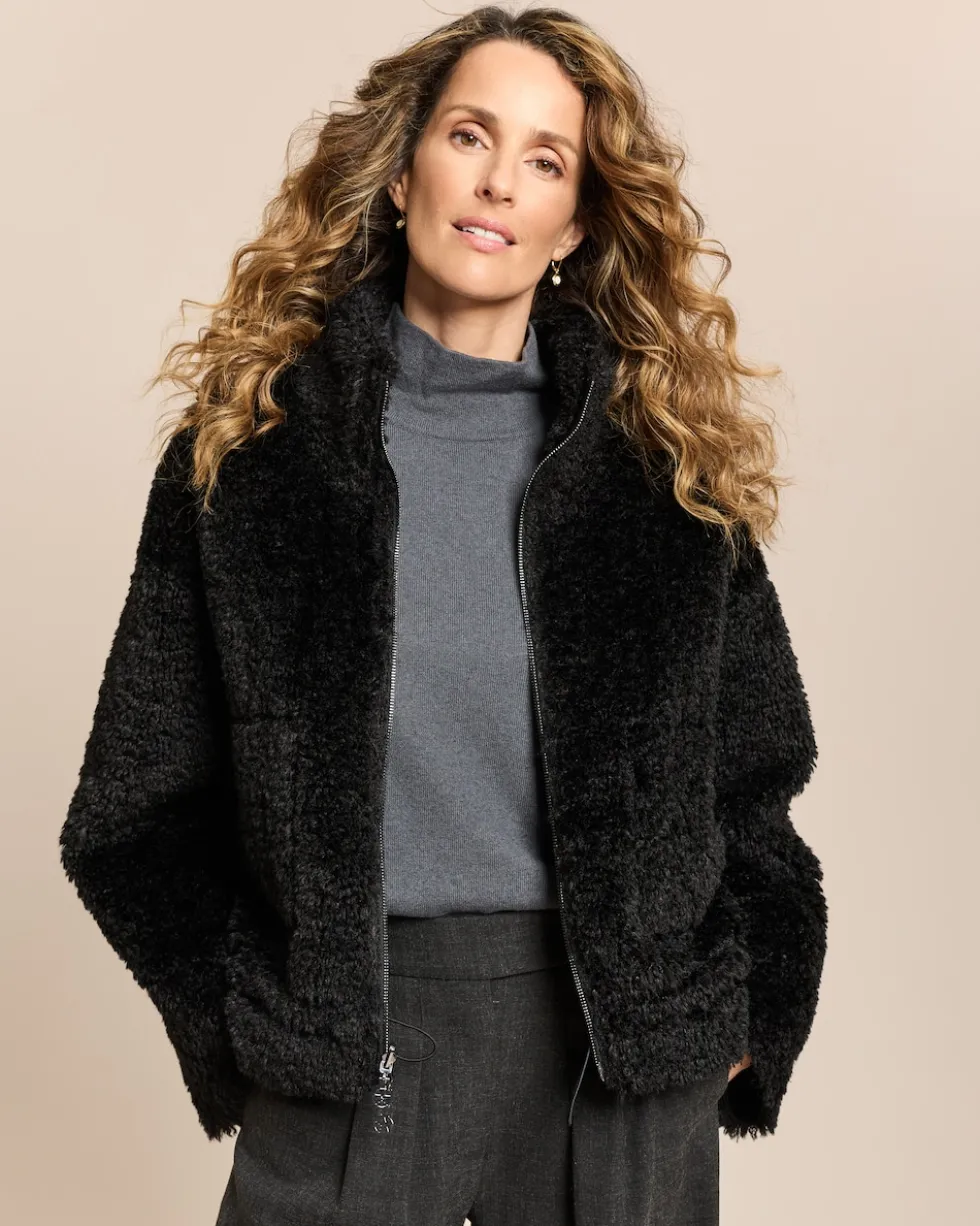 Kunstlederjacke wendbar
