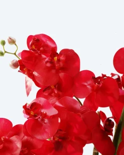 Kunst-Orchidee im Keramiktopf