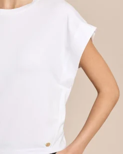 Kurzarmshirt mit besonderen Ärmeln