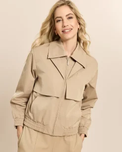 Kurze Trenchjacke