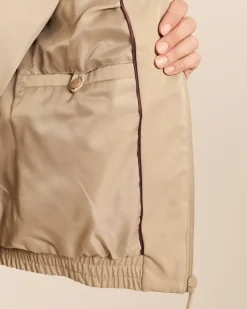 Kurze Trenchjacke