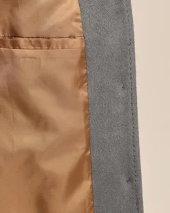 Kurzmantel mit Handstichkante