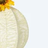 LED Deko-Kürbis mit Sonnenblume