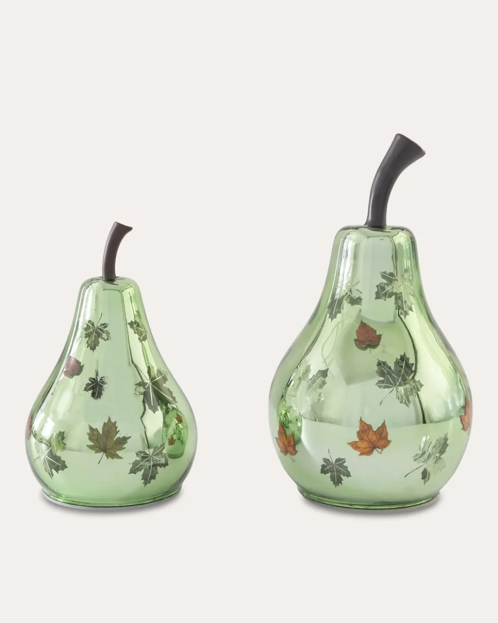 LED Glasfrüchte "Herbst Design", 2tlg.