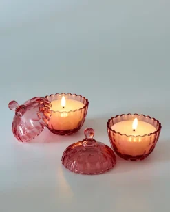 LED-Kerzen in Glasdose, 2tlg.