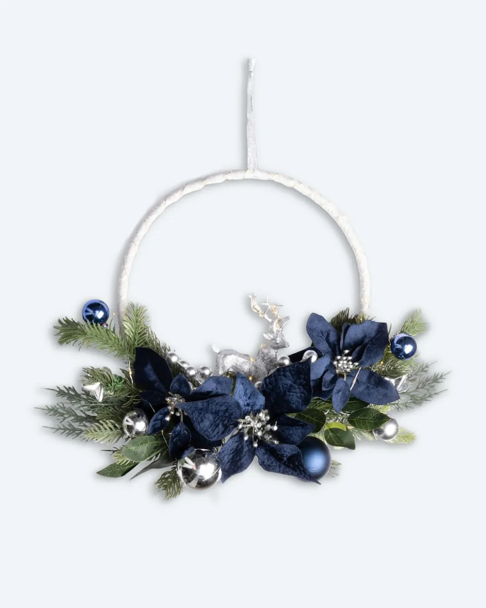 LED-Kranz "Hirsch-Design"