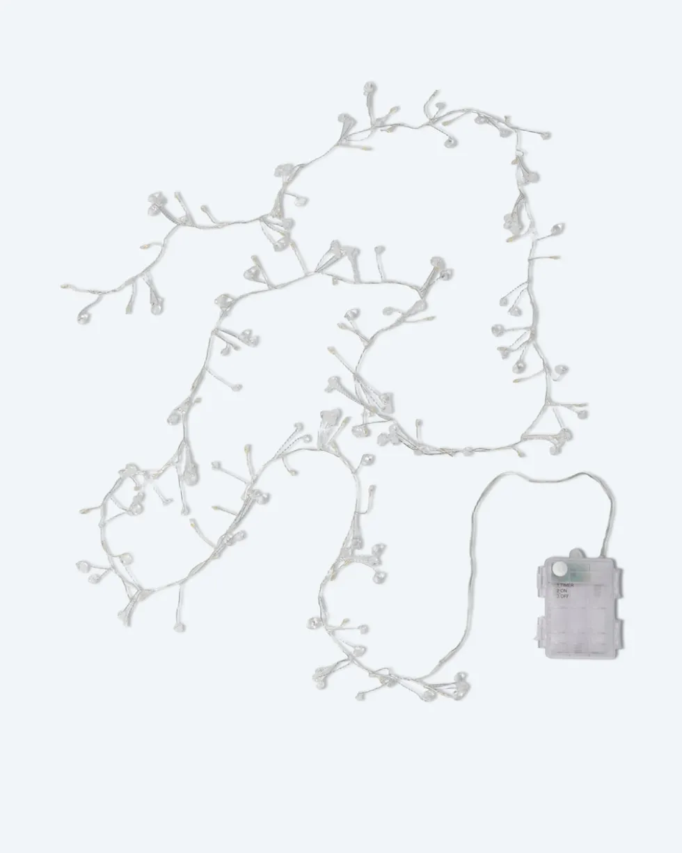 LED-Lichterketten in Perlen-Design, 2tlg.