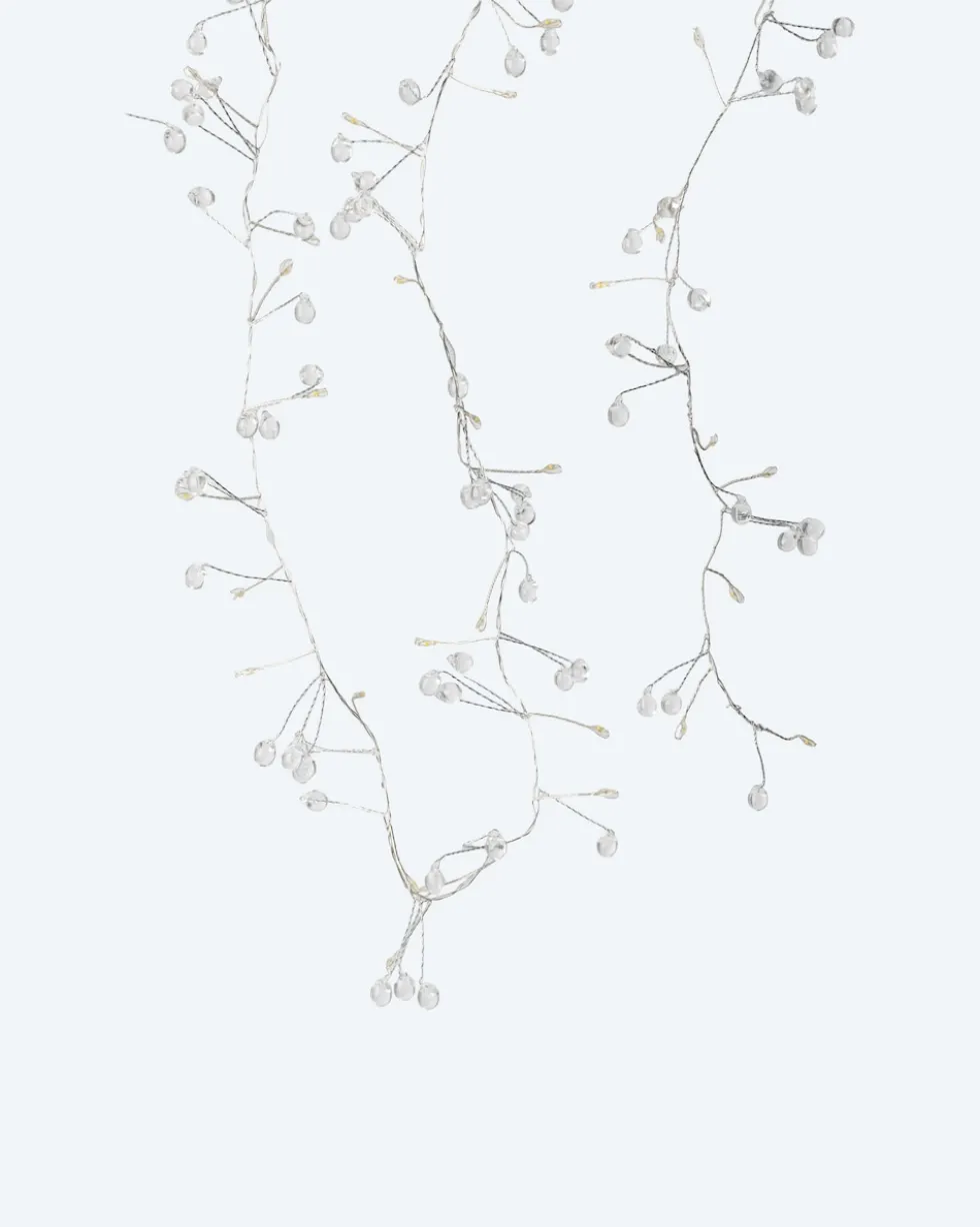 LED-Lichterketten in Perlen-Design, 2tlg.