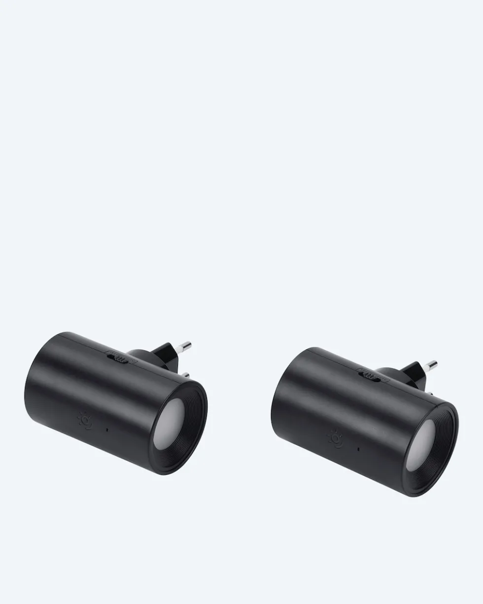 LED-Nachtlicht mit Sensor, 2er-Set