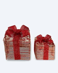 LED Outdoor Geschenke, 2tlg.