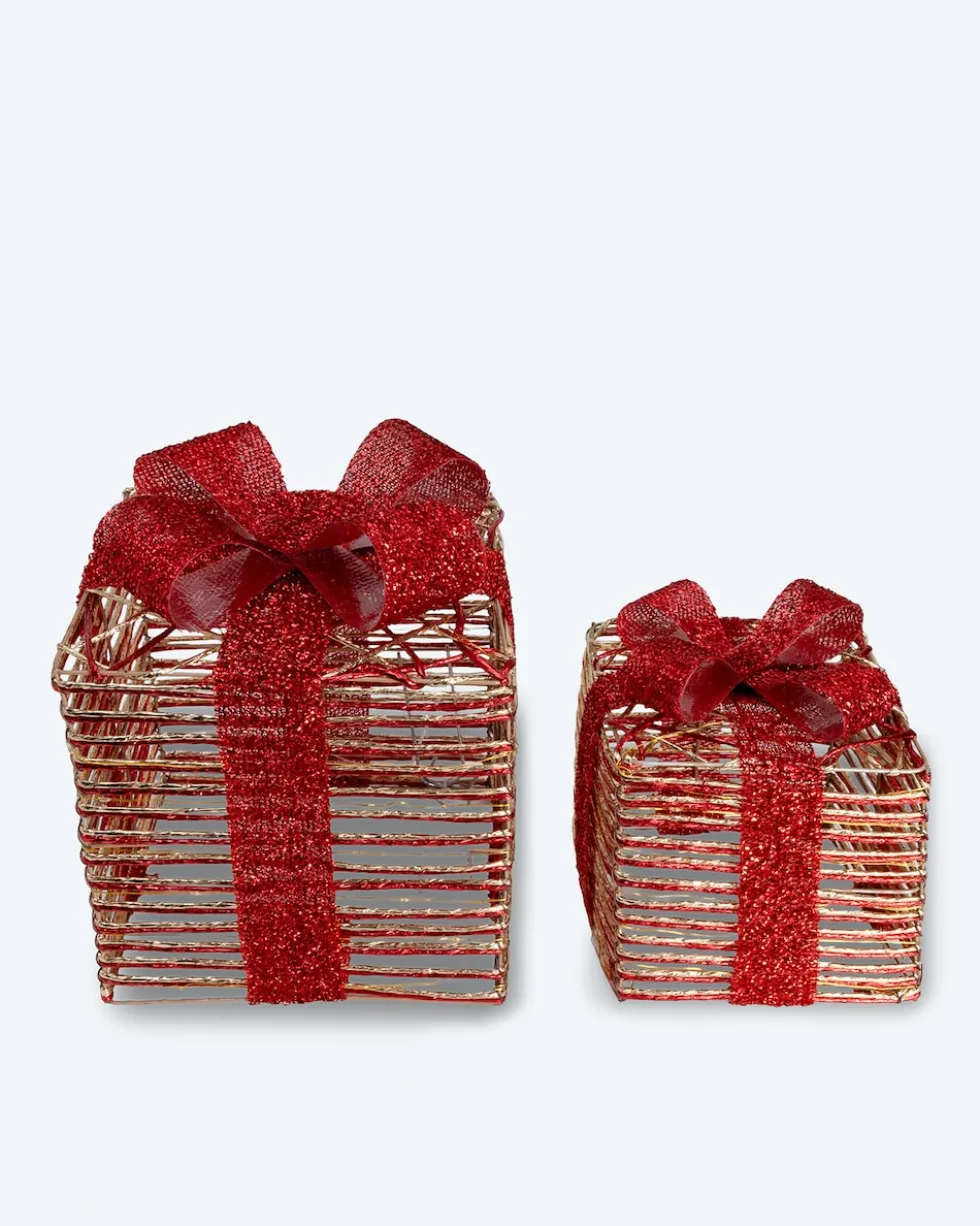 LED Outdoor Geschenke, 2tlg.