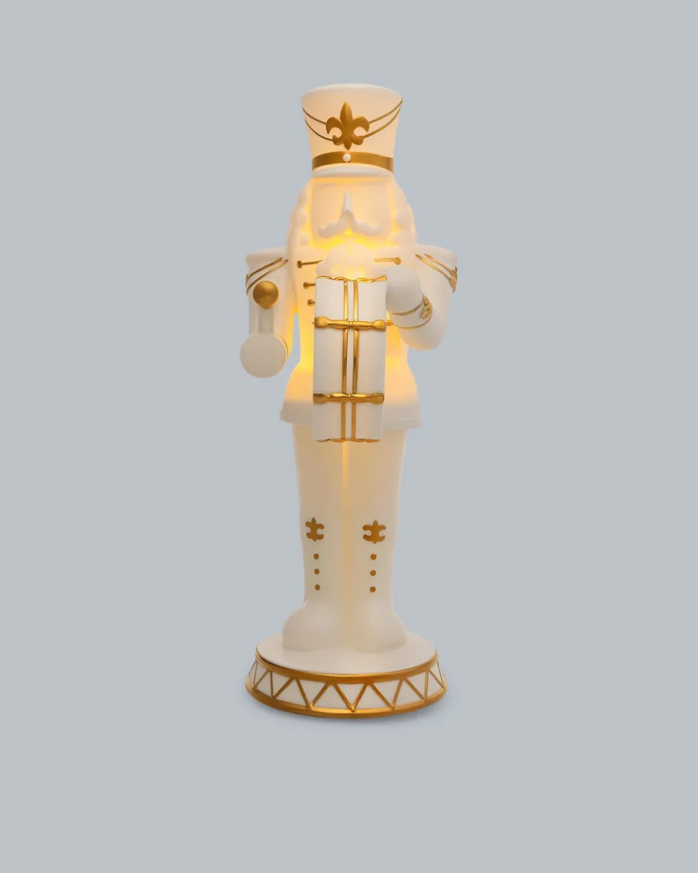 LED Porzellan Nussknacker Deluxe