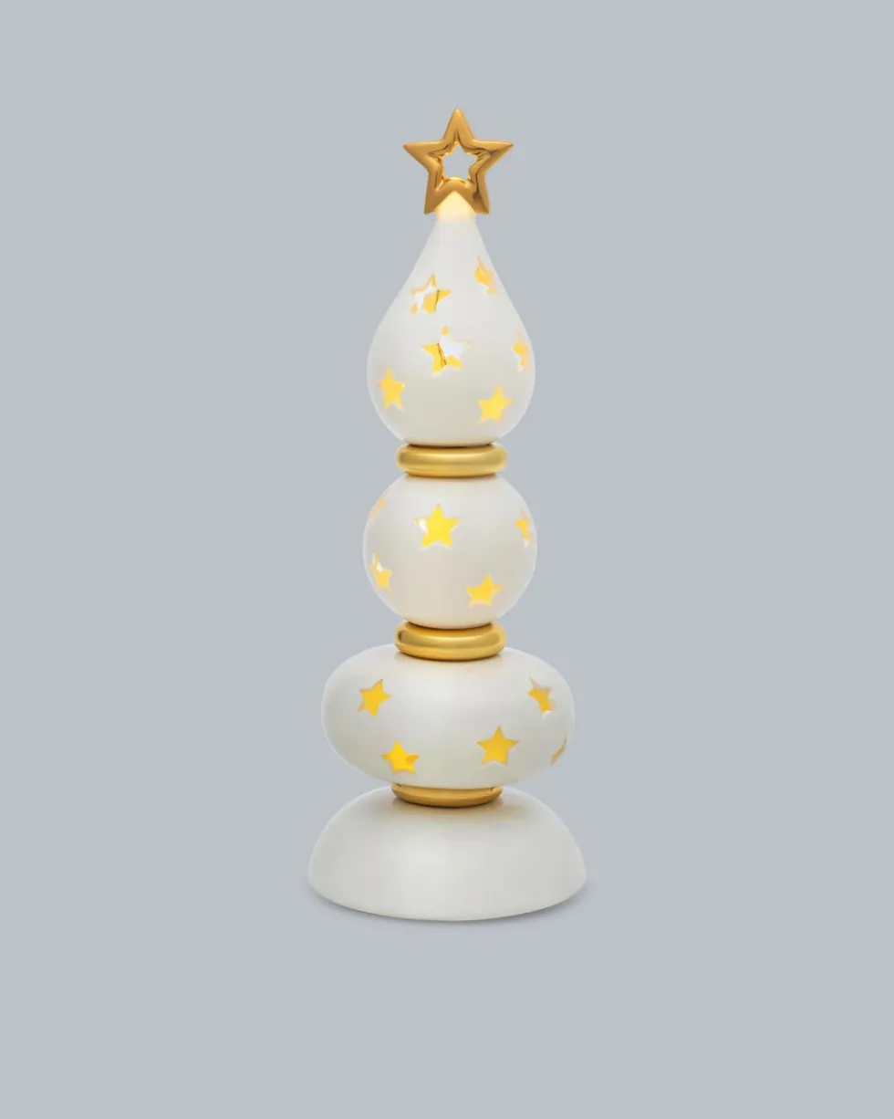 LED Porzellan-Weihnachtsbaum Deluxe