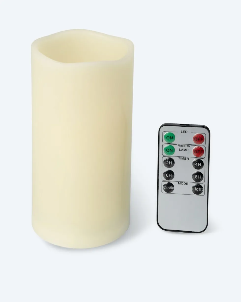 LED-Projektionskerze mit Fernbedienung