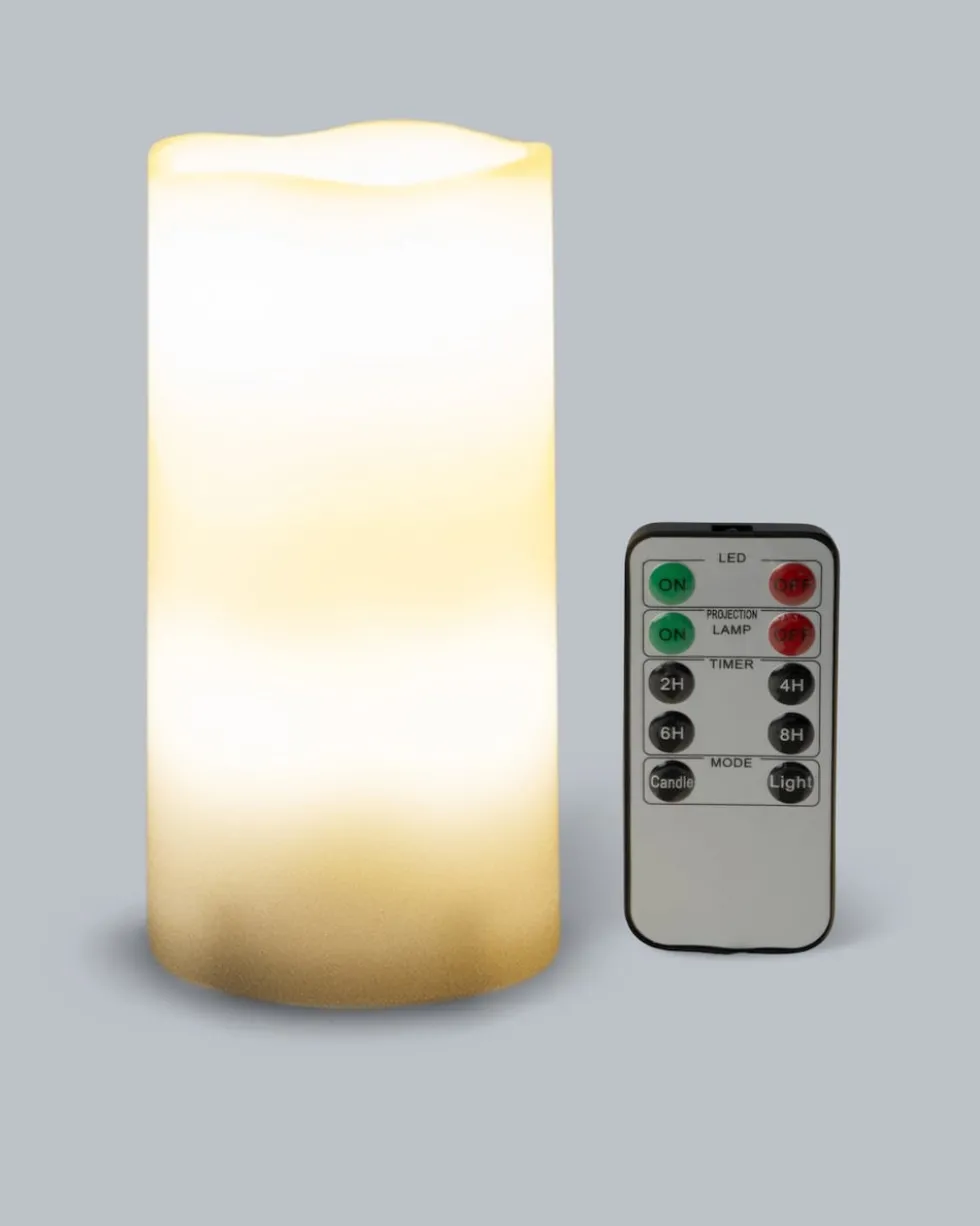 LED-Projektionskerze mit Fernbedienung